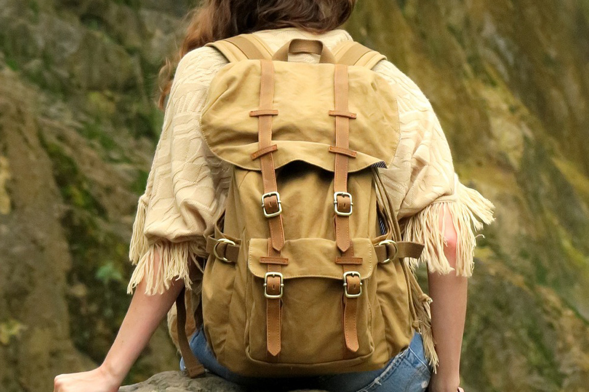 Vintage backpacks